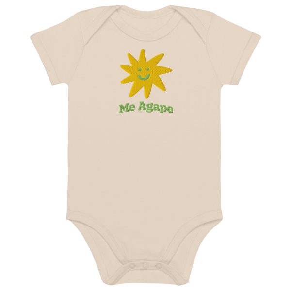 Tutina neonato in cotone organico con Logo Ricamato!